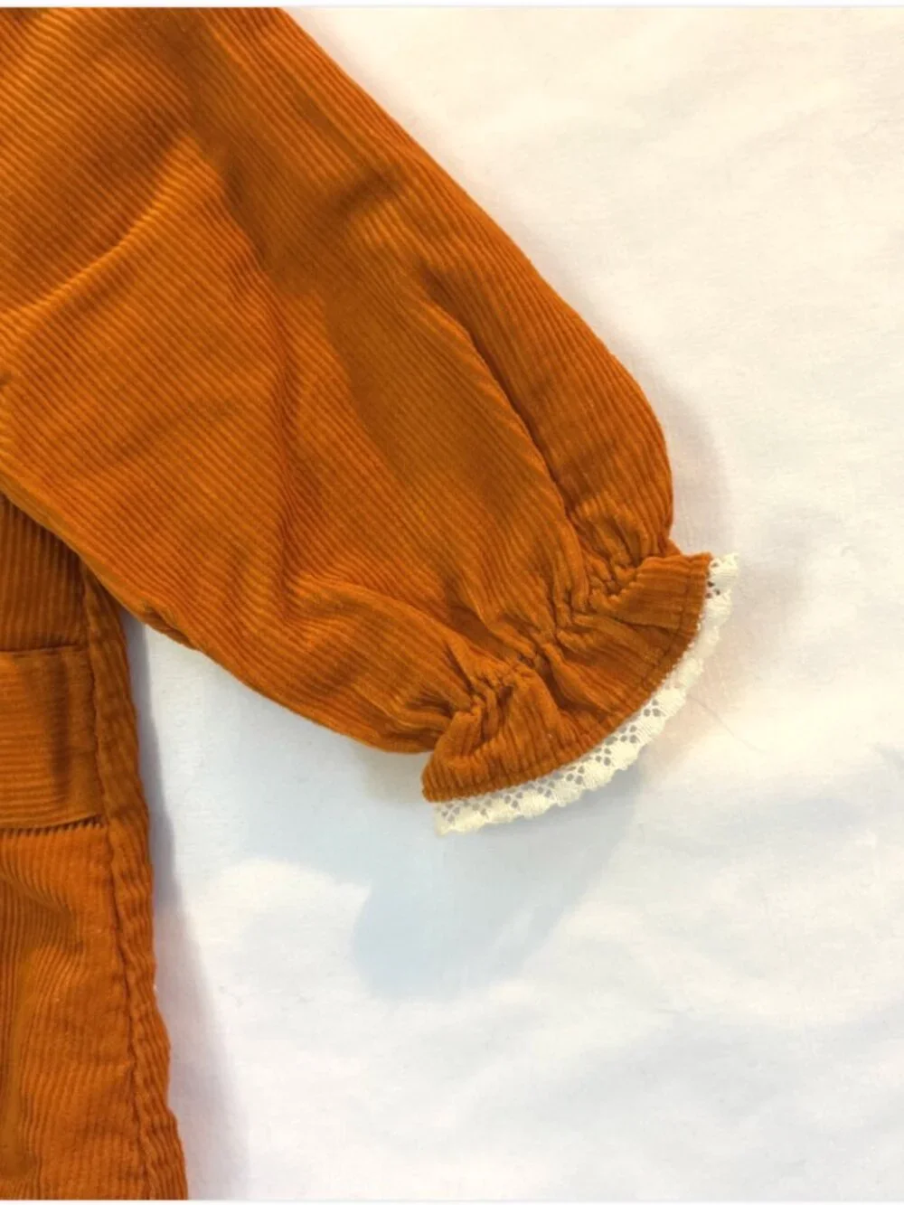Vintage 2T Girls Baby Clothes 70s Corduroy Outfits  Winter & Summer Embroidered